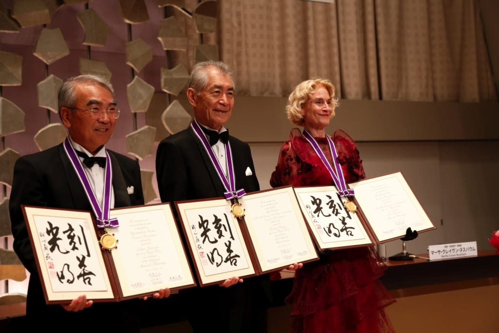 three Kyoto Prize-winners from 2016